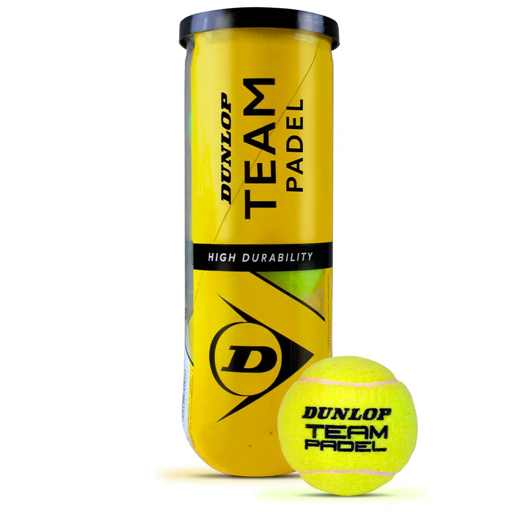 Dunlop Team Padel Balls - 1 Dozen