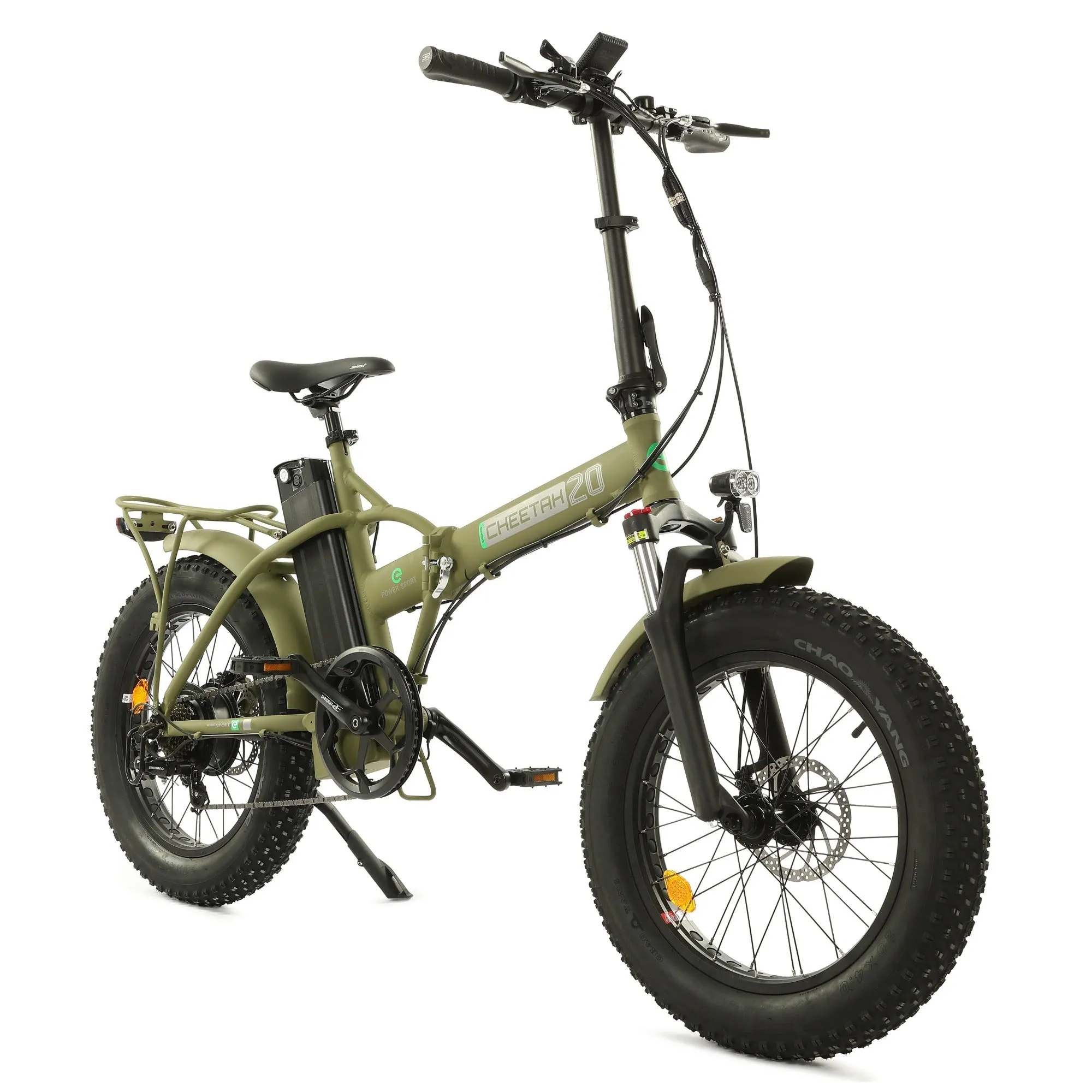 Ecotric 500W 20" Fat Portable and Folding Electric Bike