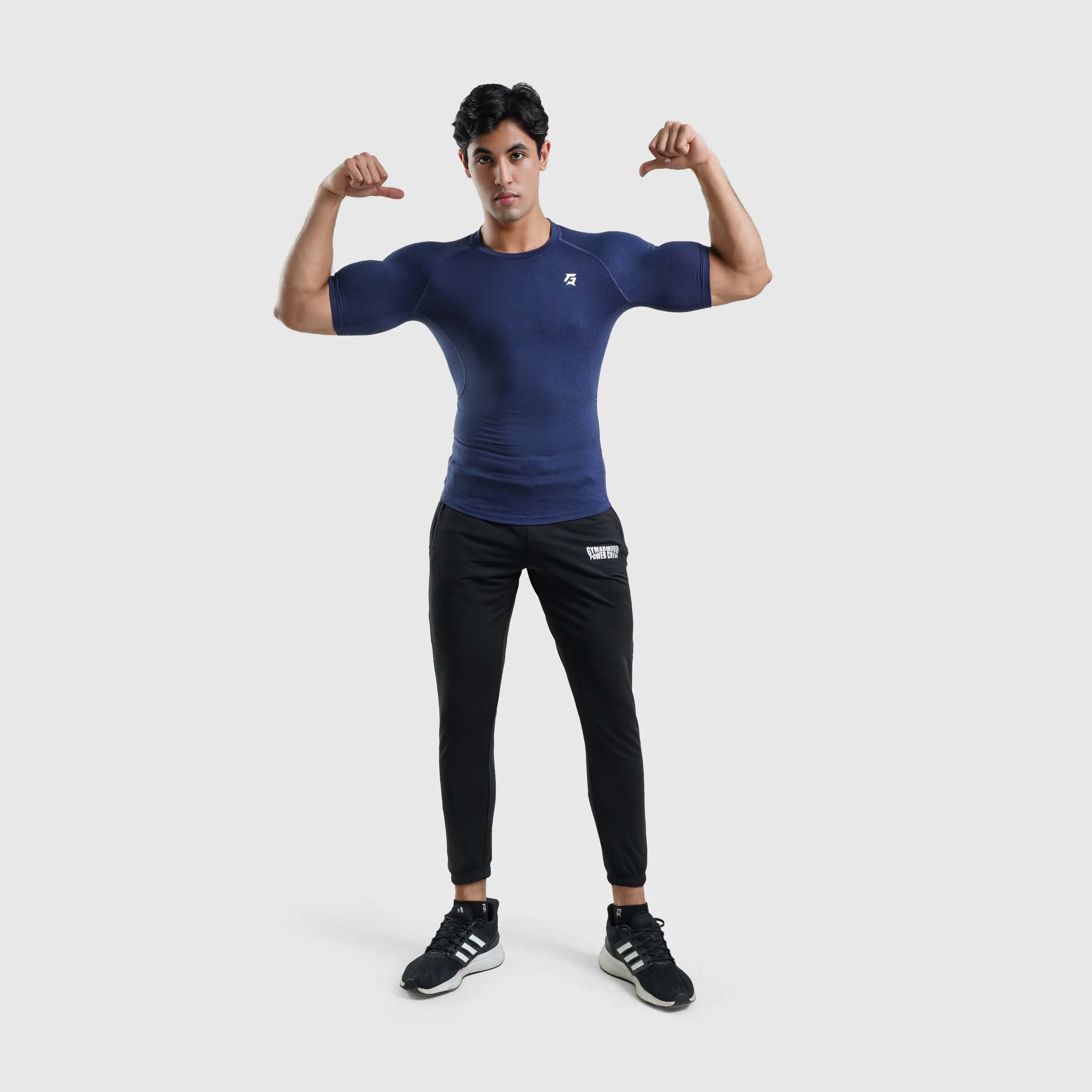 GA Compression Short Sleeves (Navy)