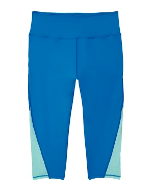 Imperial 7/8th Tights | Royal Blue / Turquoise