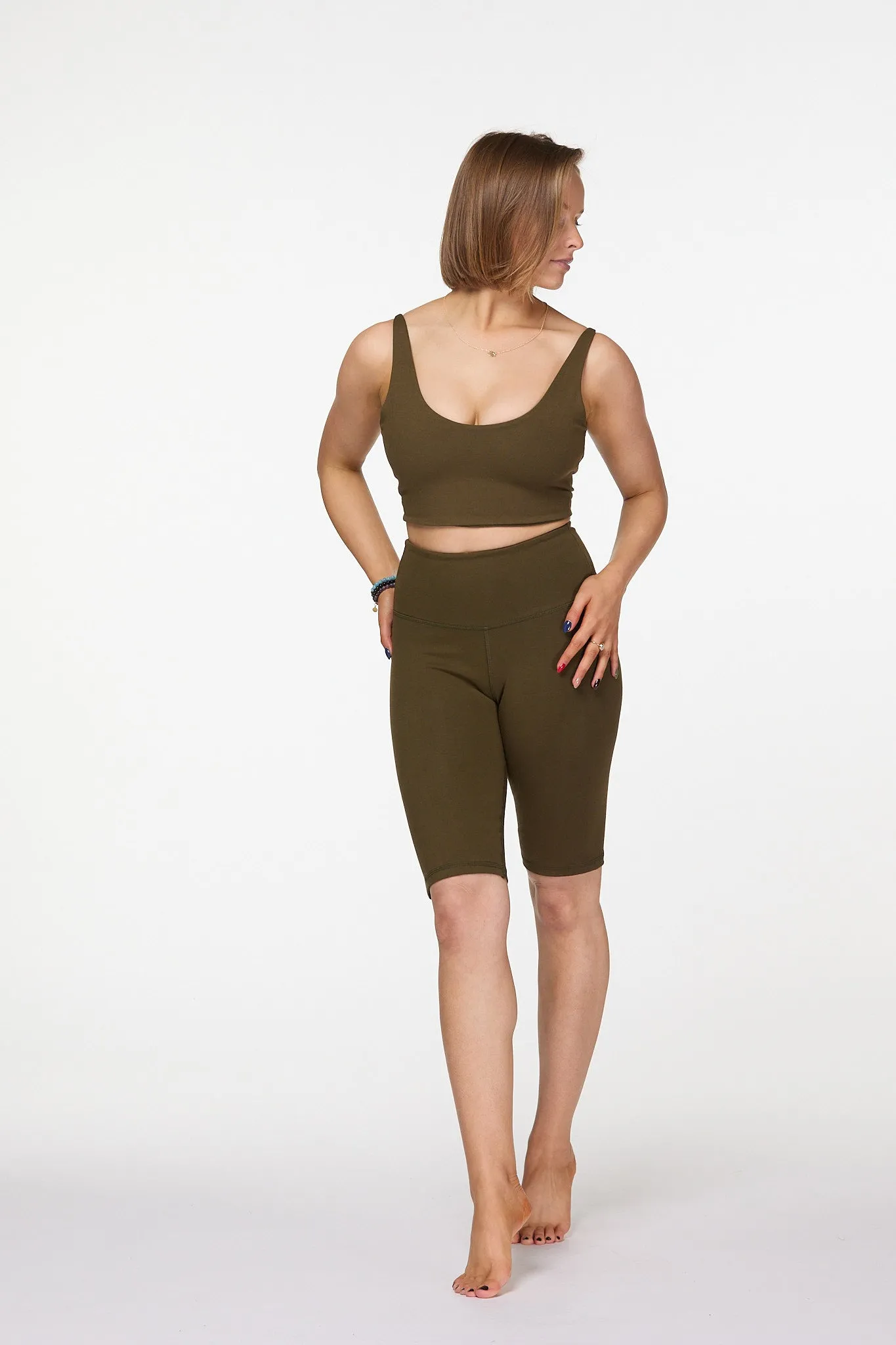Power Bike Shorts 5" | Khaki